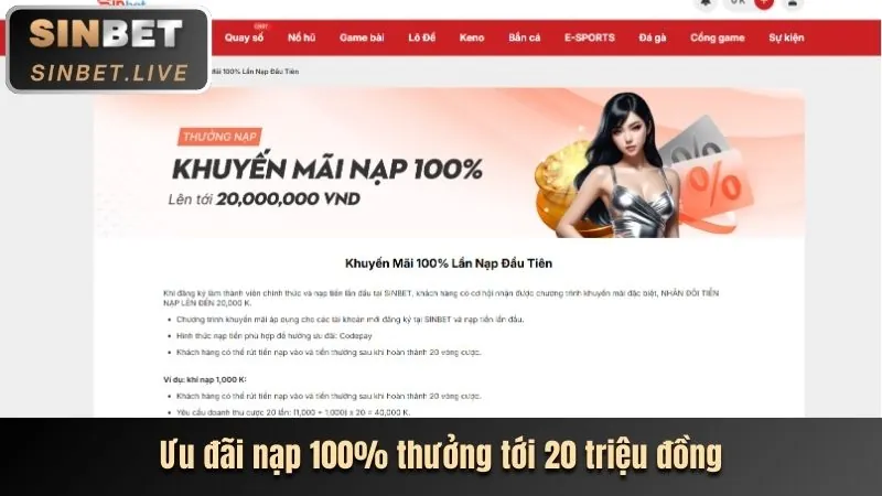 Khuyến mãi nạp tiền xin88